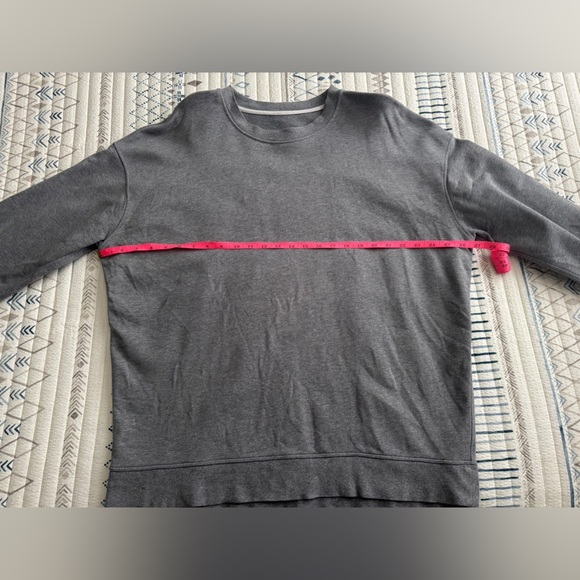 Lululemon Perfectly Oversized Crew in Heathered Core Medium Grey - Picture 7 of 8